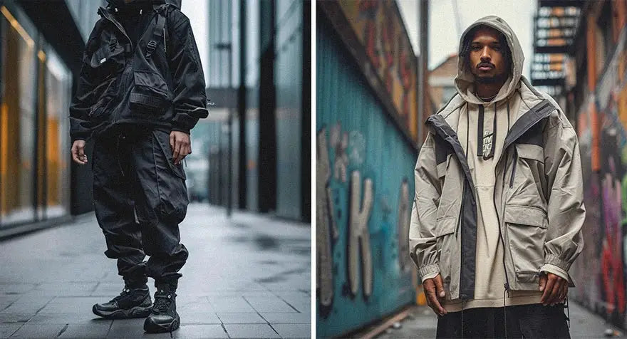 Cyberpunk streetwear vs techwear